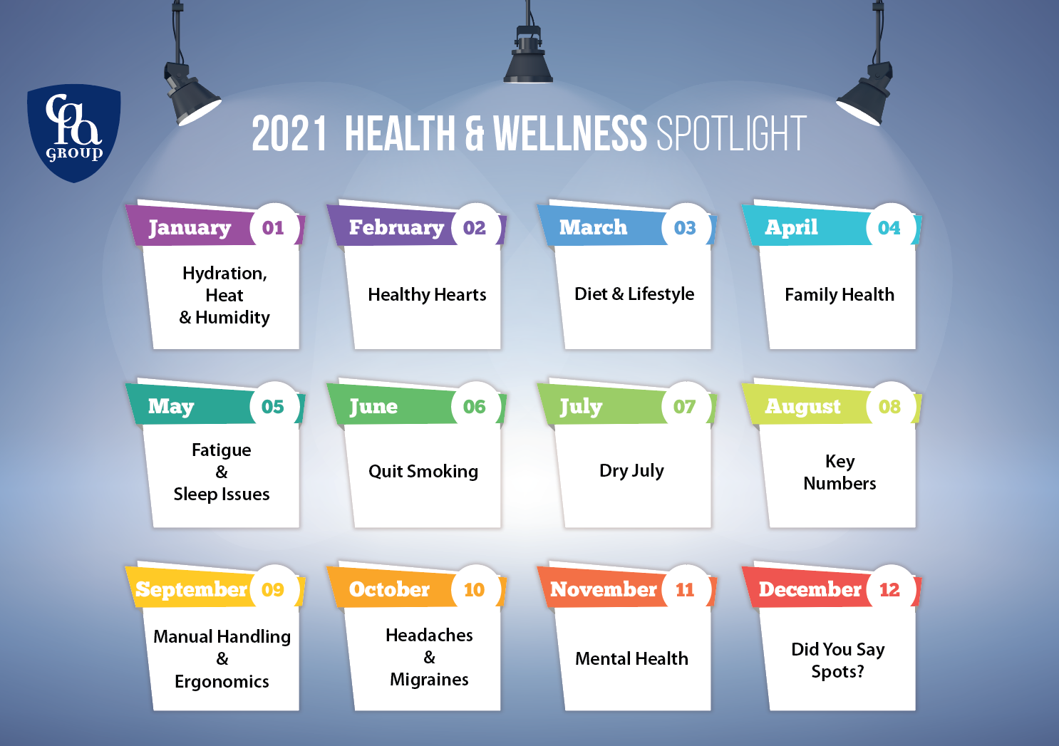 2021 Health & Wellness calendar - Corporate Protection